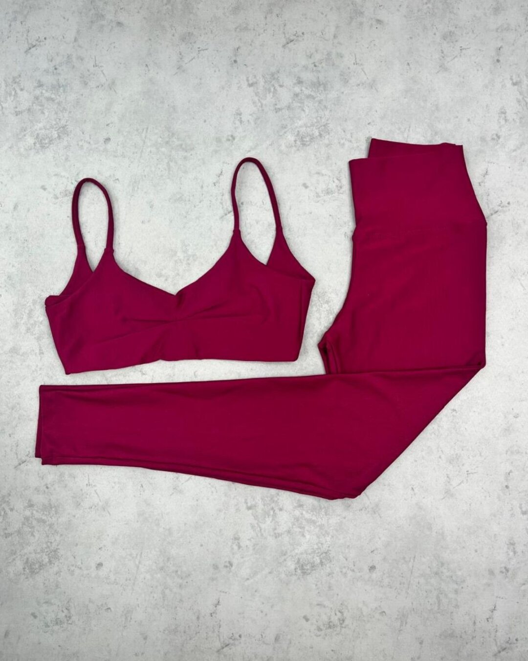 Legging Básica + Top Lívia - Compressão Rosa Rubi
