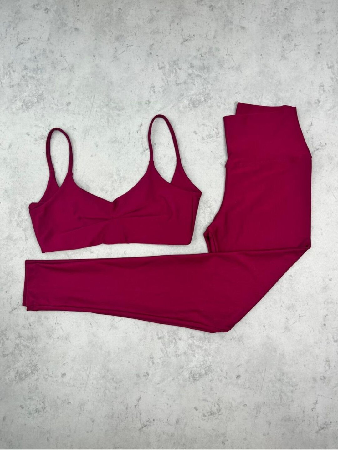 Legging Básica + Top Lívia - Compressão Rosa Rubi