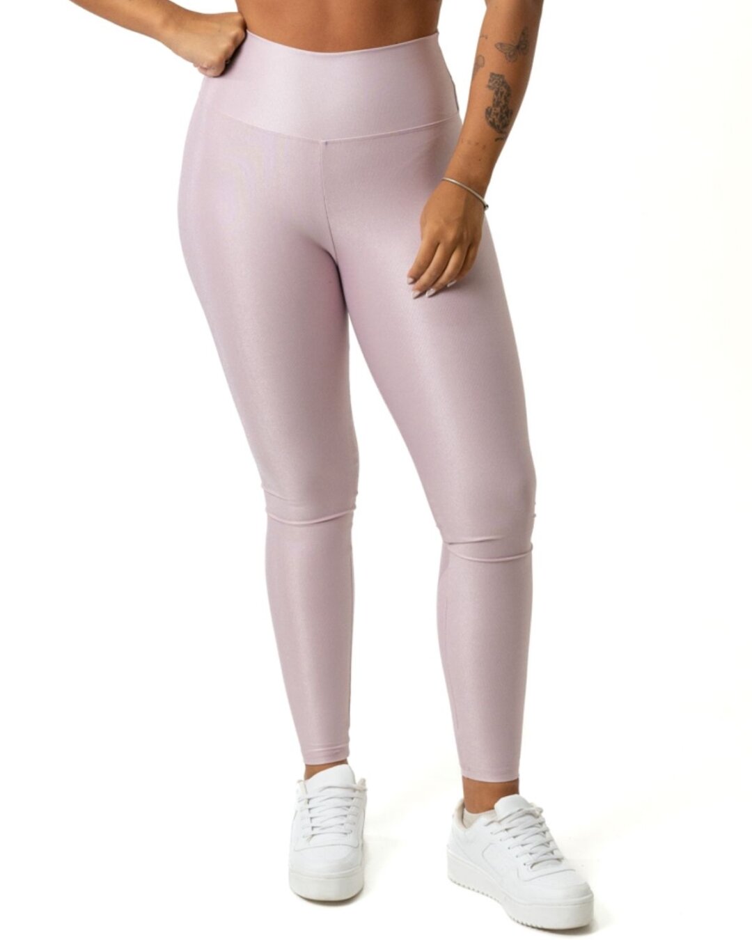 Legging Básica Avulsa - Compressão Rosa Vintage