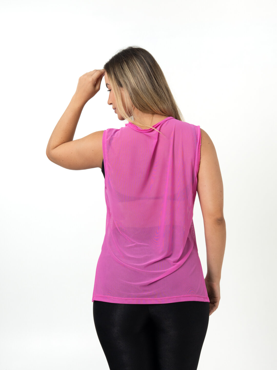 Regata Basic de Tule - Rosa Barbie - Image 2