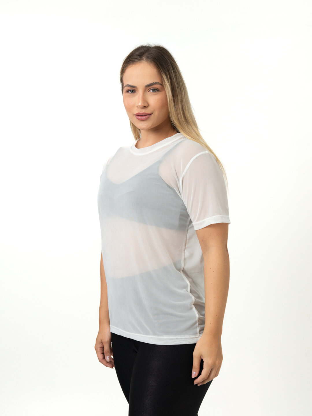 Blusão de Tule - Off White - Image 3