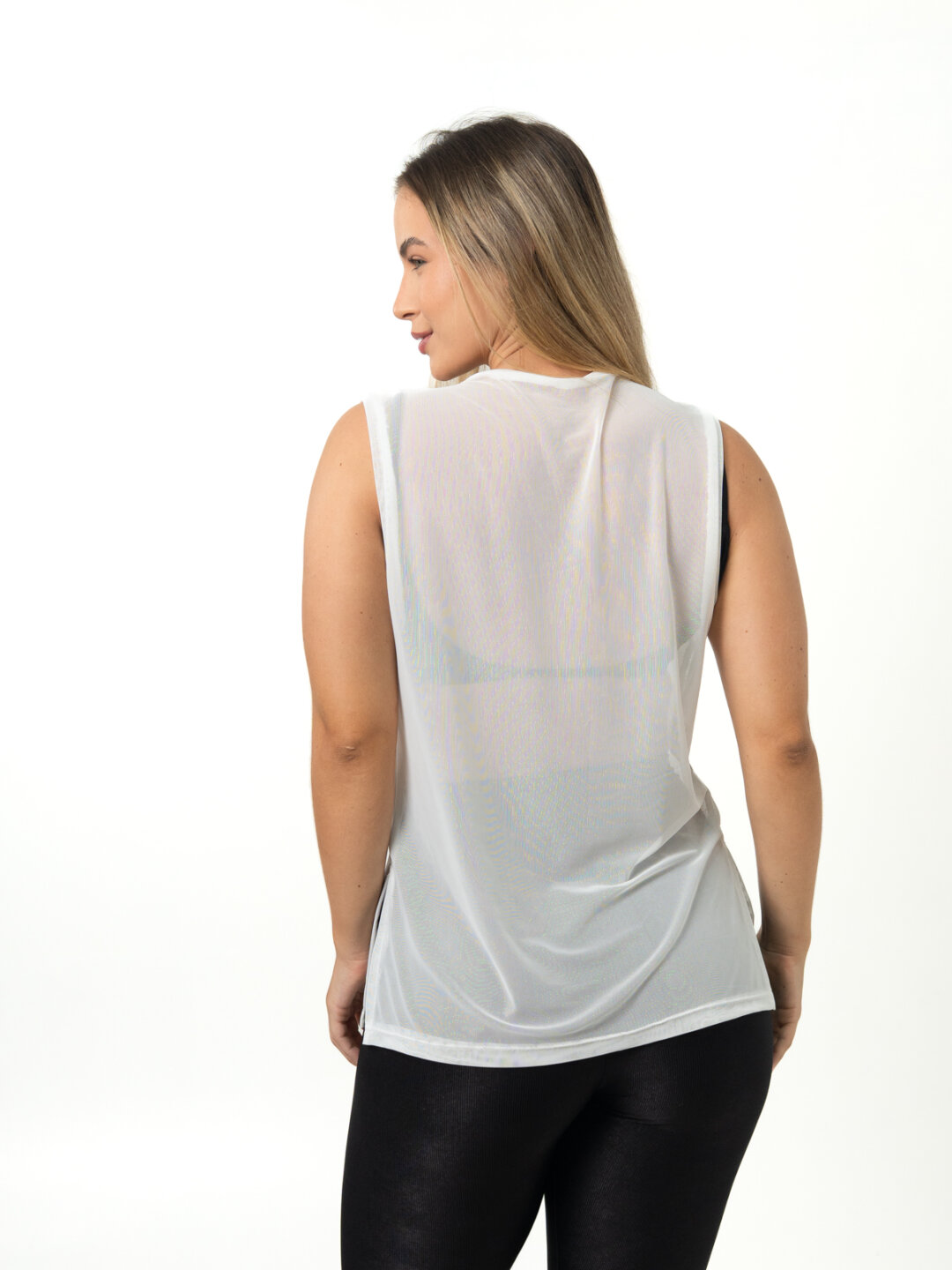 Regata Basic de Tule - Off White - Image 2