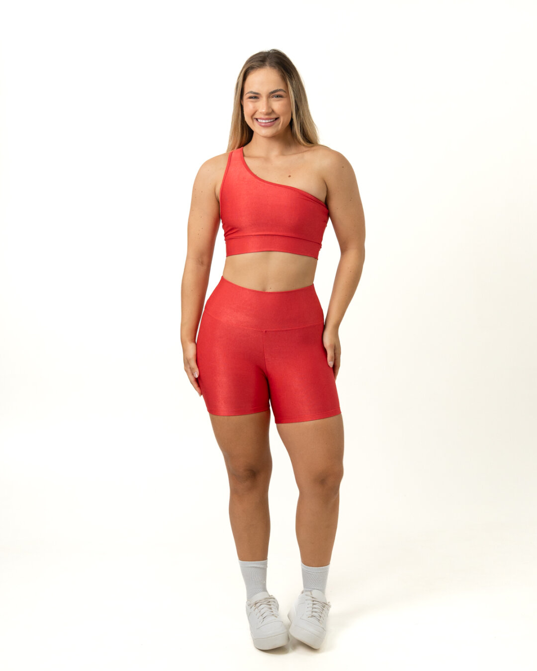 Short Básico + Top Sophia – Compressão Amaranto