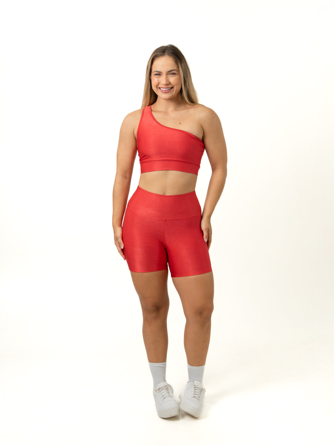Short Básico + Top Sophia – Compressão Amaranto