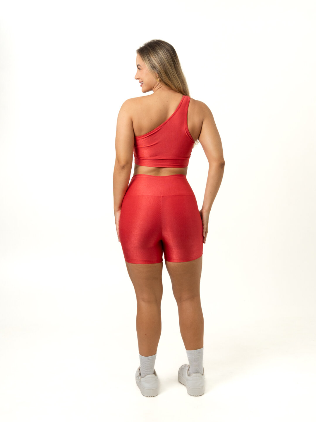 Short Básico + Top Sophia – Compressão Amaranto - Image 2