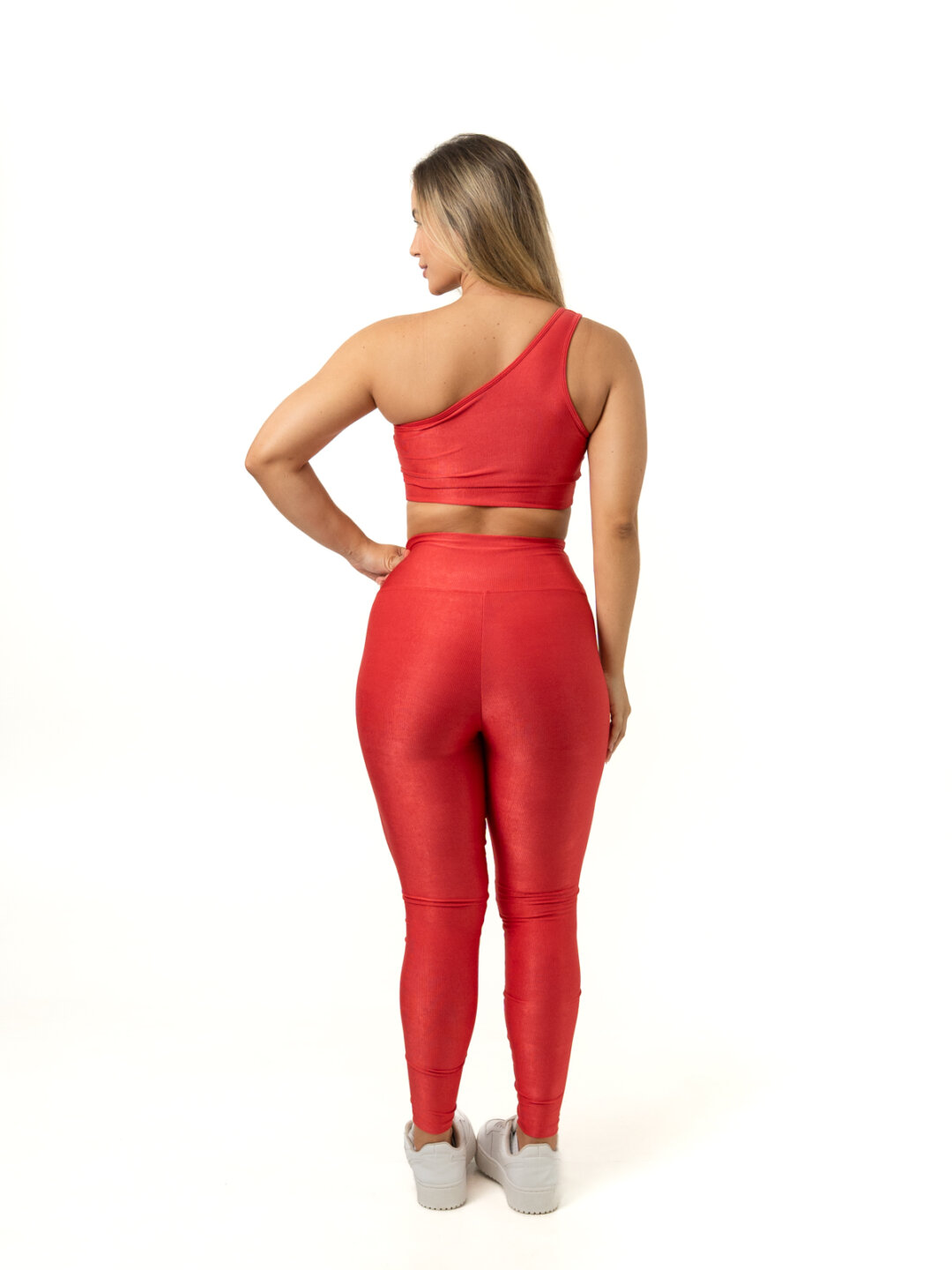 Legging Básica + Top Sophia – Compressão Amaranto - Image 2