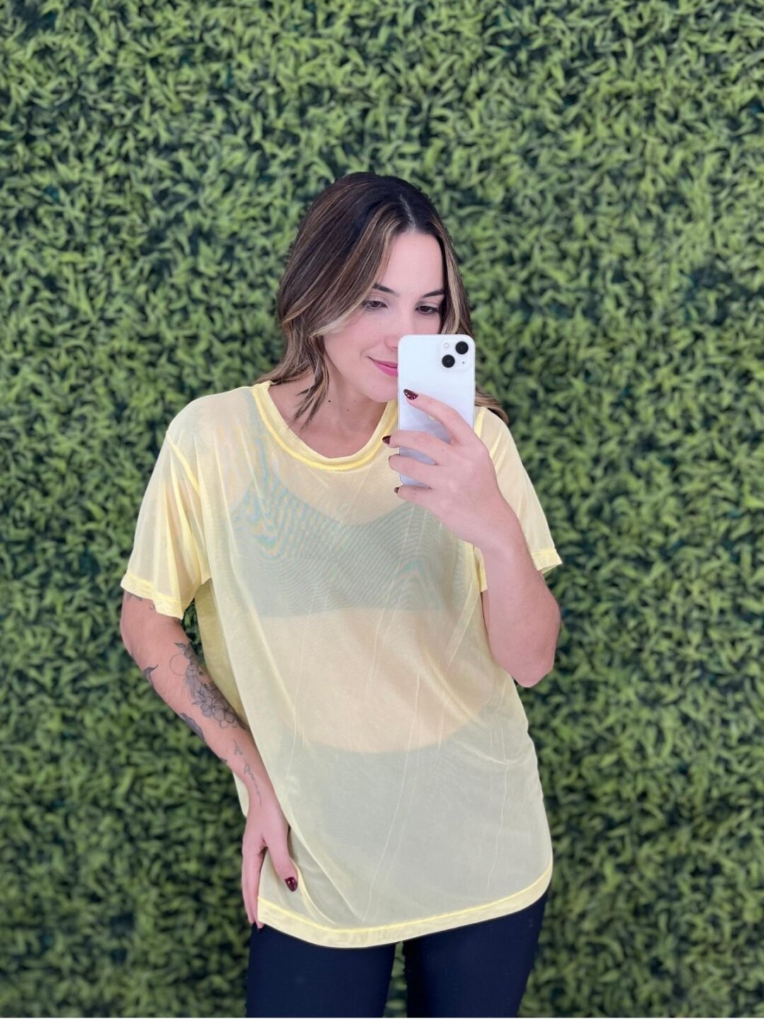 Blusão de Tule - Amarelo Canário