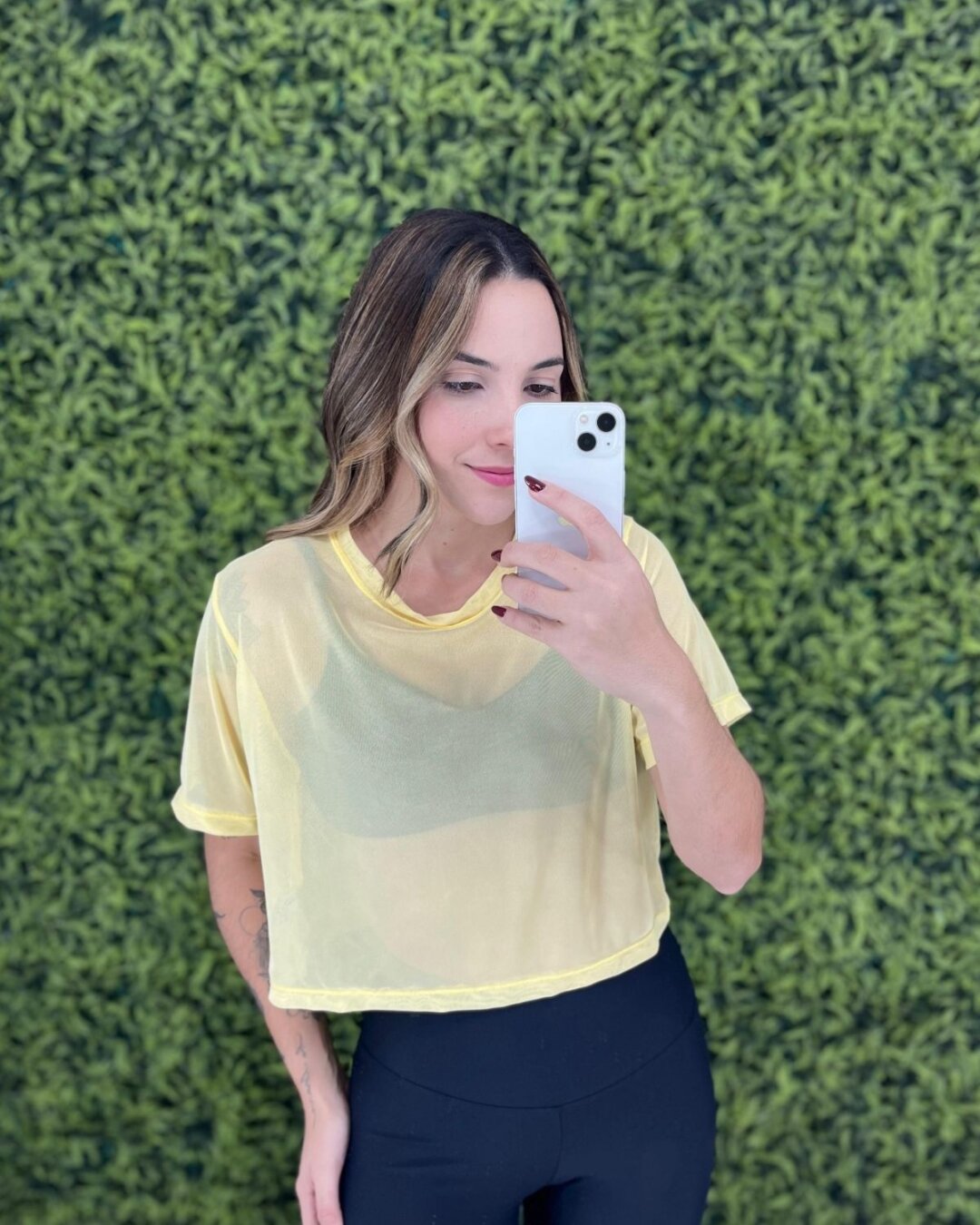 Cropped de Tule - Rosa Candy