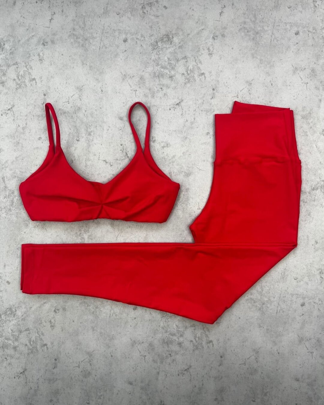 Legging Básica + Top Lívia - Light Vermelho Brilhante