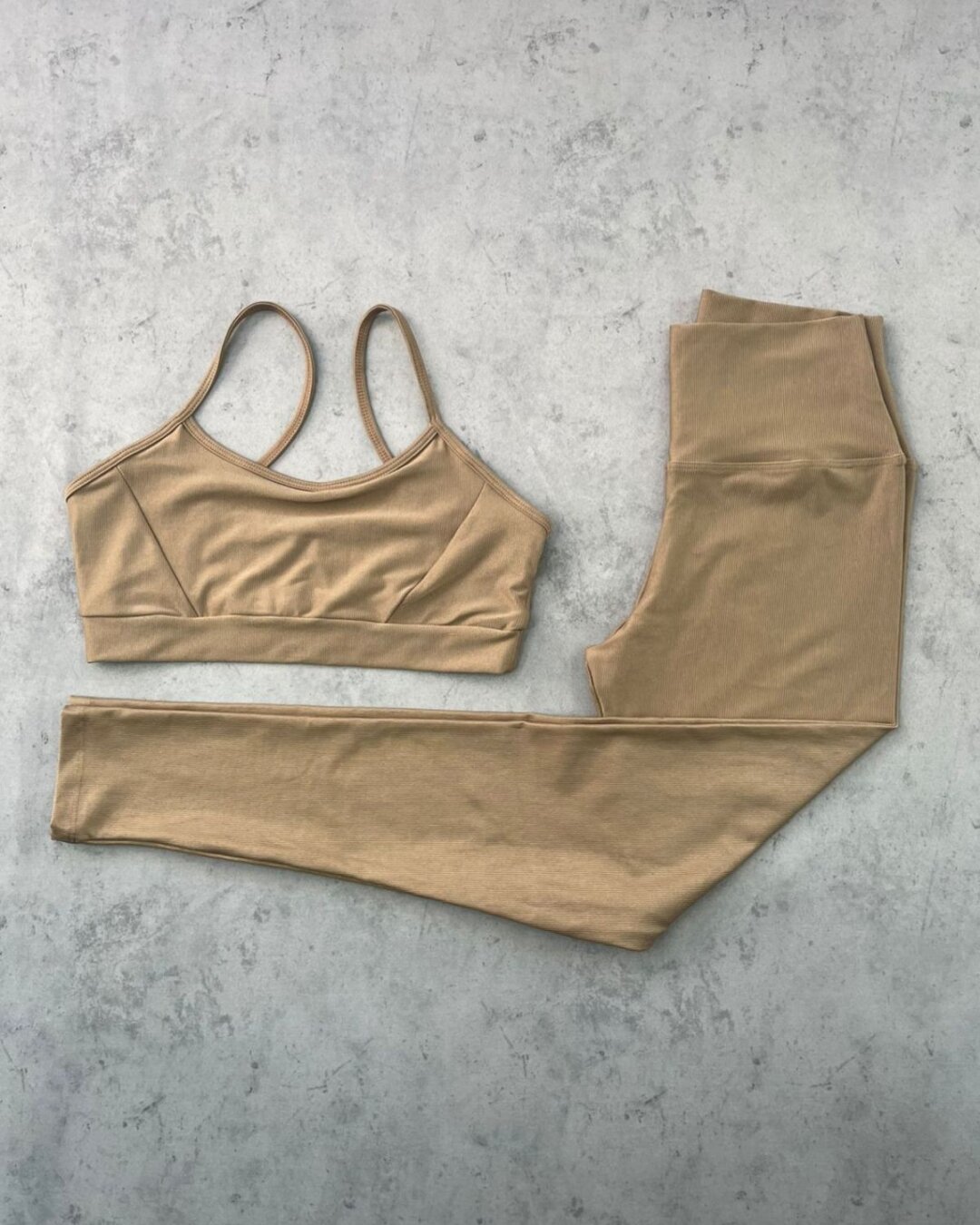 Legging Básica + Top Manu – Compressão Nude