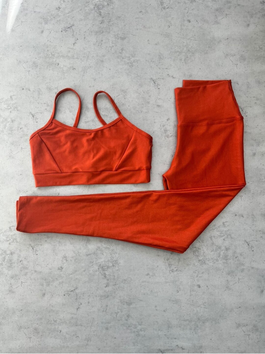 Legging Básica + Top Manu – Compressão Terracota