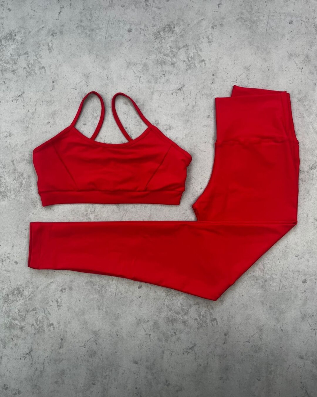 Legging Básica + Top Manu - Light Vermelho Brilhante - G