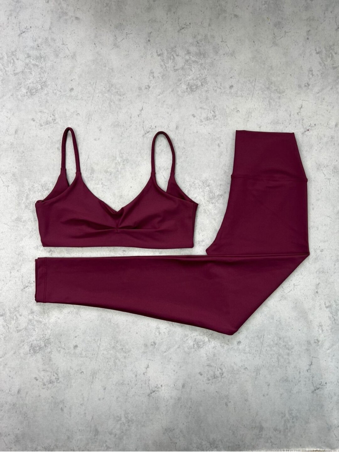 Legging Básica + Top Lívia - Light Bordo