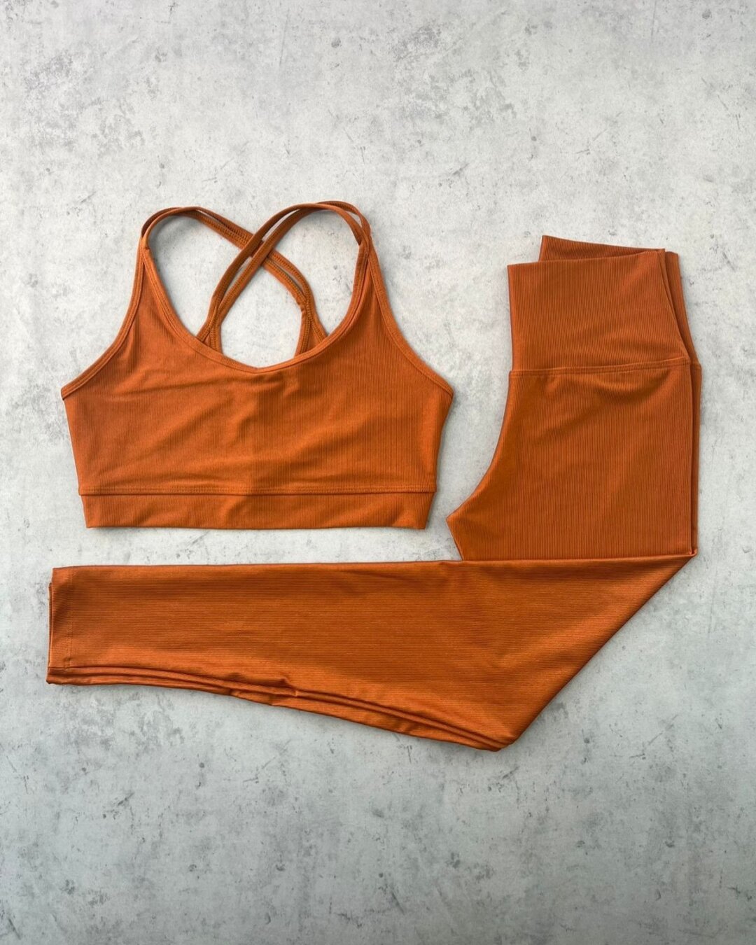 Legging Básica + Top Luna – Compressão Terra