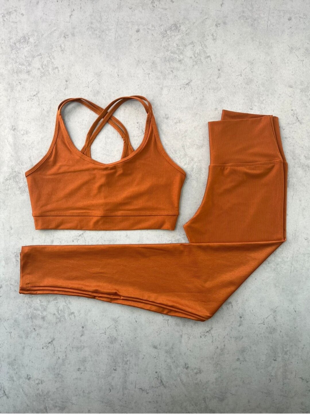 Legging Básica + Top Luna – Compressão Terra