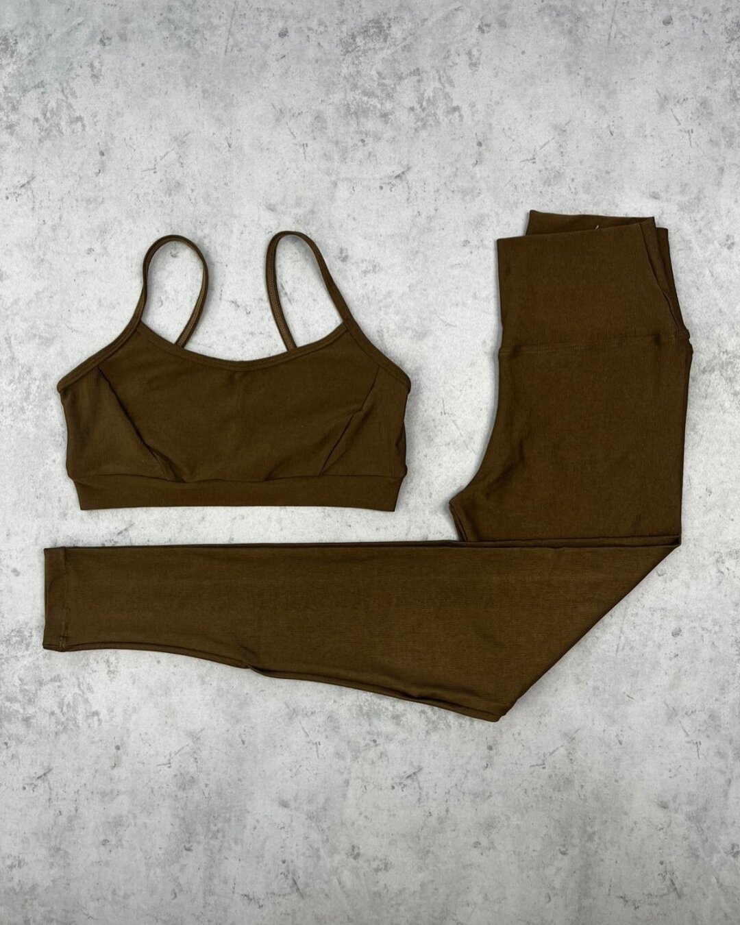 Legging Básica + Top Manu - Compressão Nozes