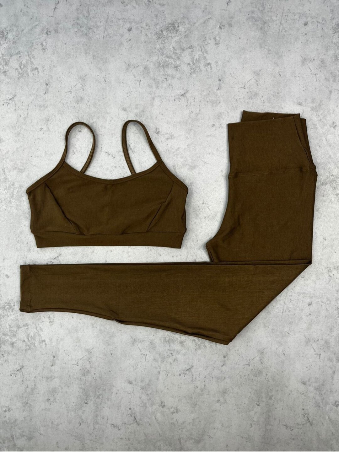 Legging Básica + Top Manu - Compressão Nozes