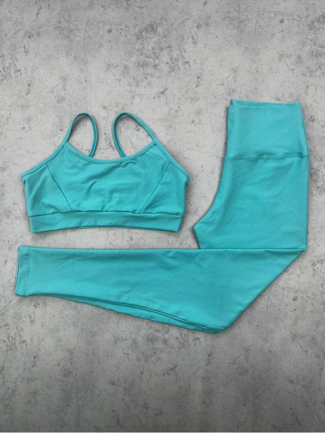 Legging Básica + Top Manu - Light Azul Cristal