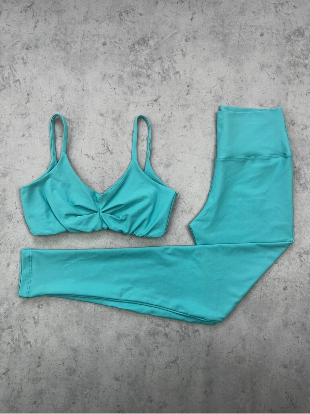 Legging Básica + Top Lívia - Light Azul Cristal