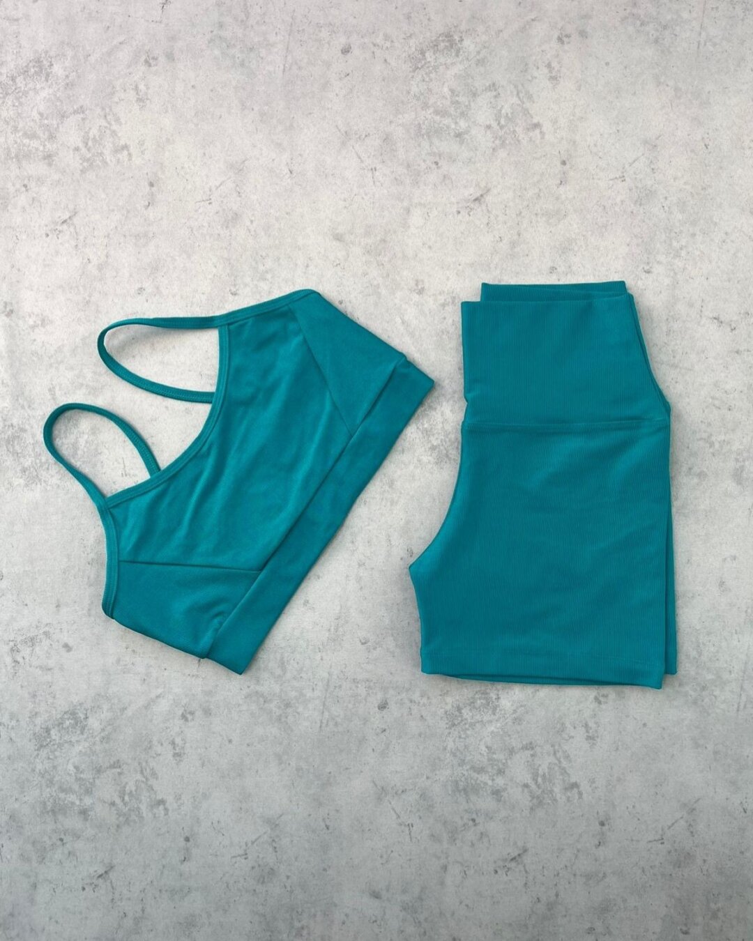 Short Básico + Top Manu – Compressão Turquesa Urban