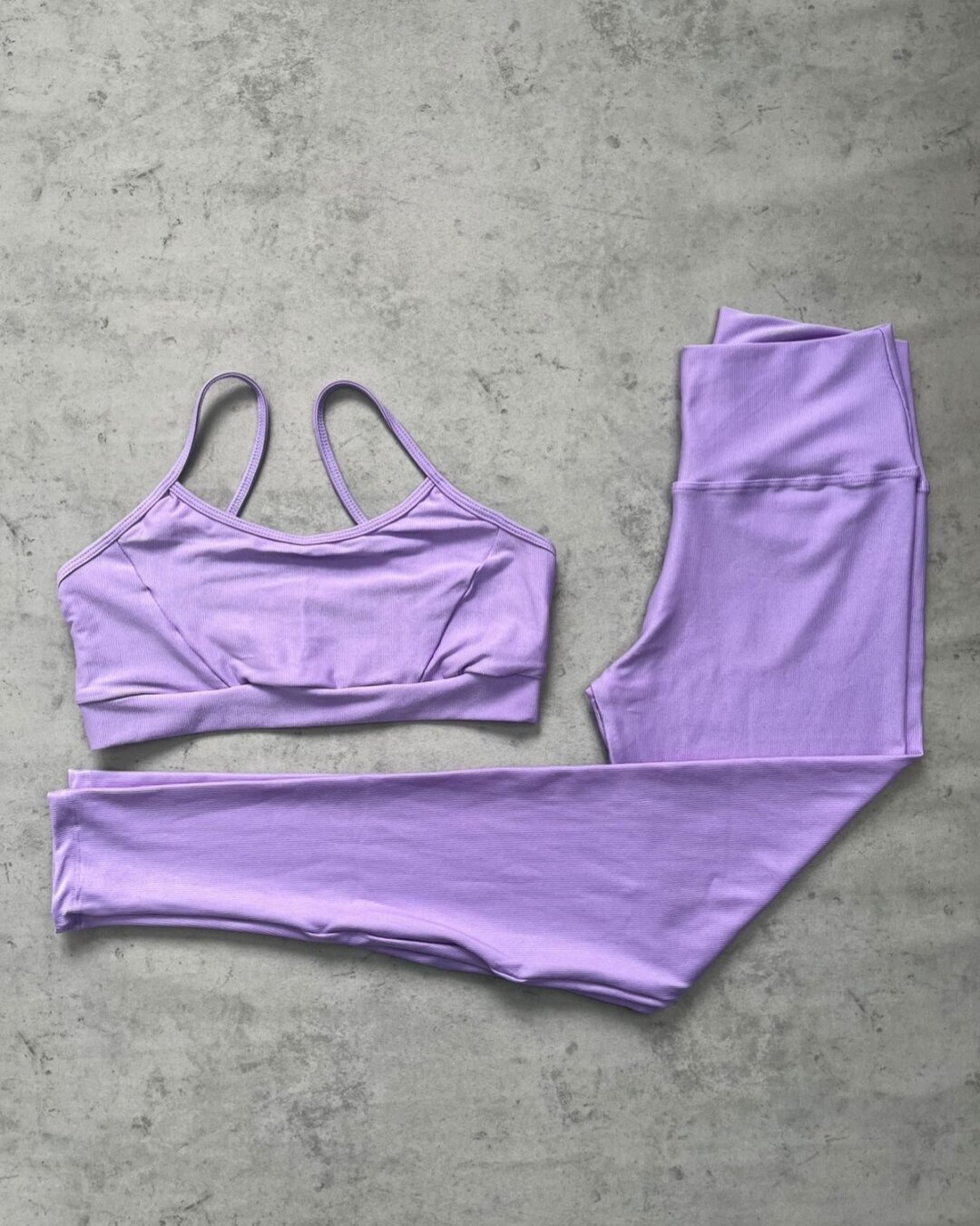 Legging Básica + Top Manu – Compressão Lavanda