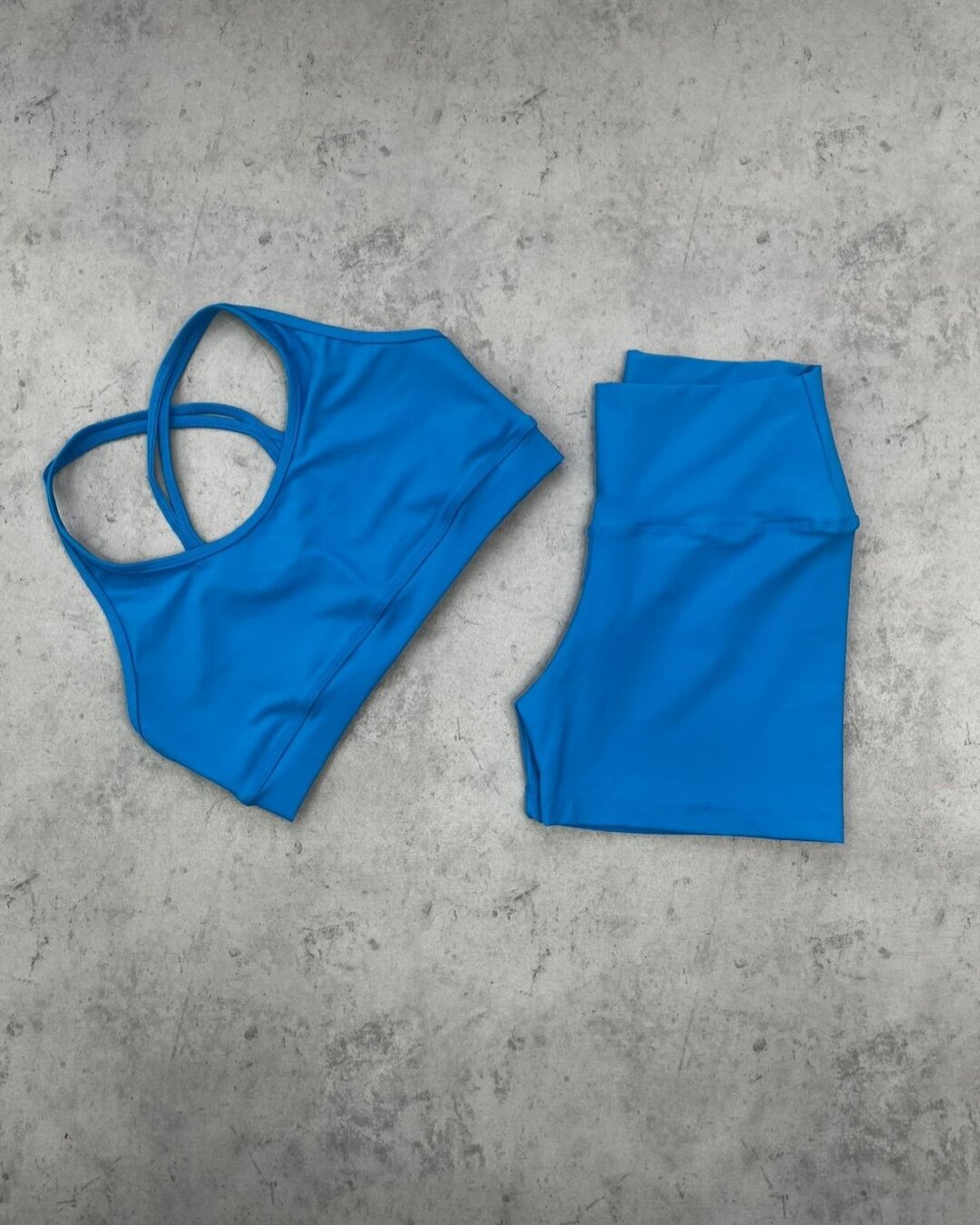 Short Básico + Top Luna - Light Azul Safira