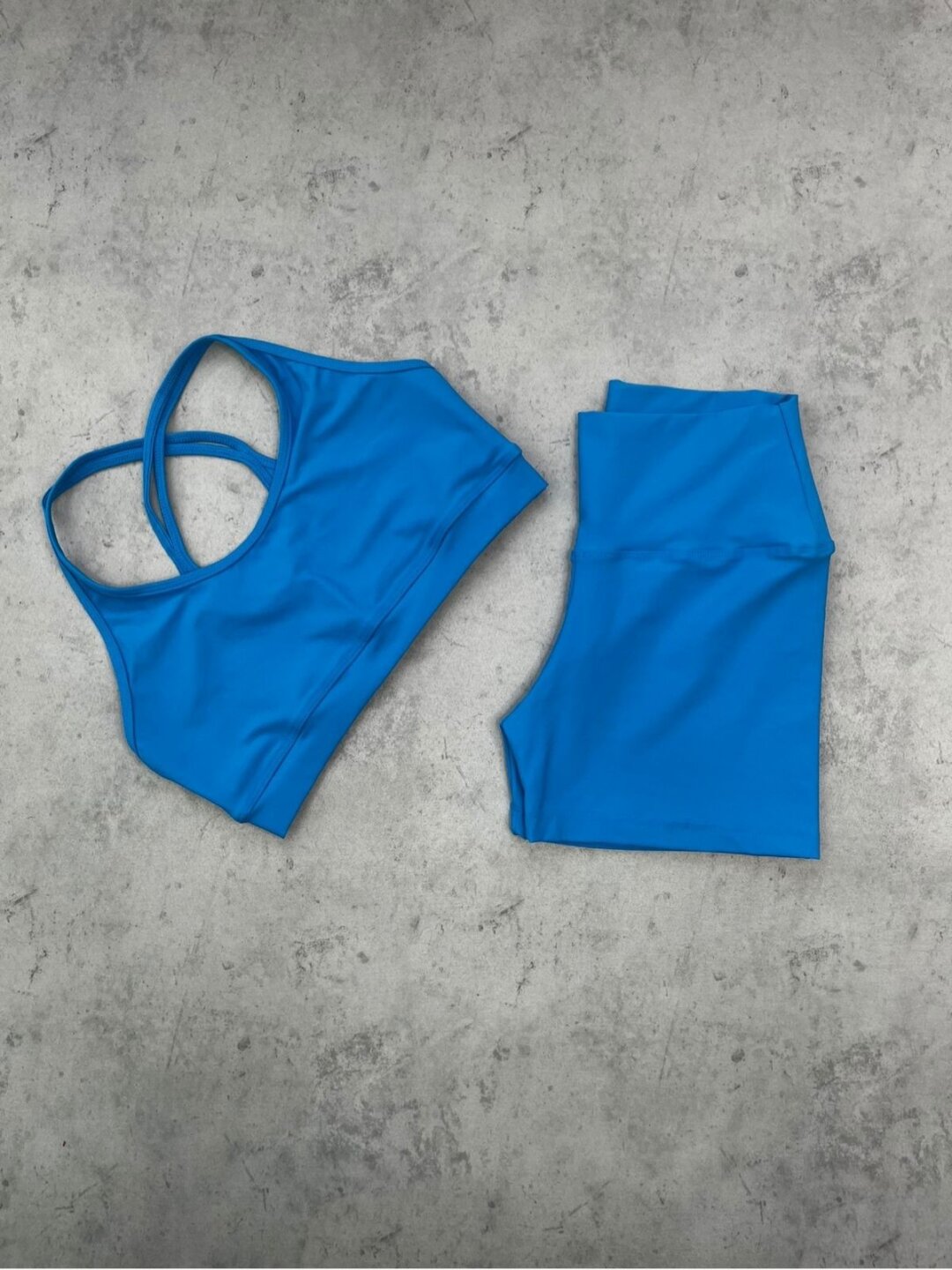 Short Básico + Top Luna - Light Azul Safira
