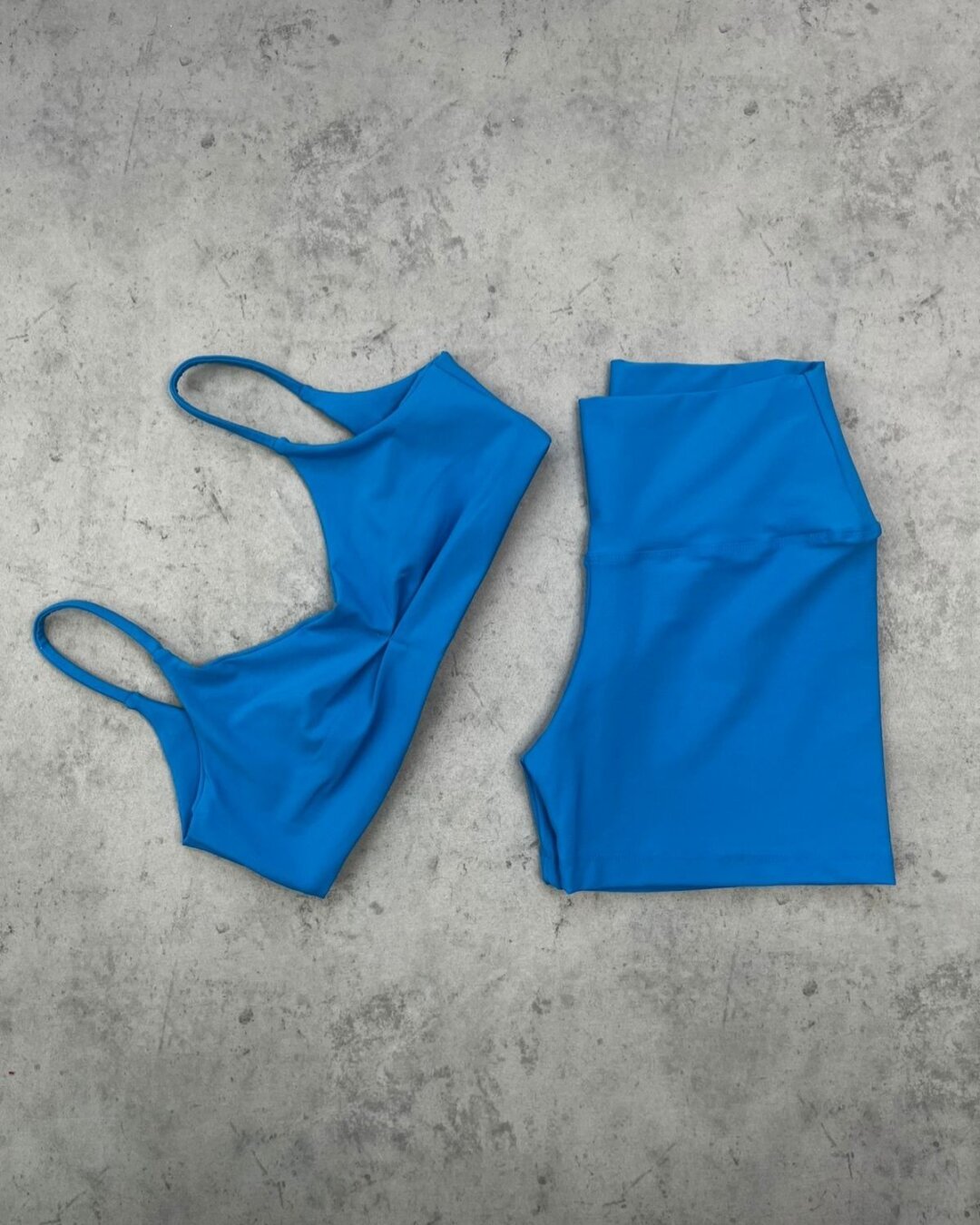 Short Básico + Top Lívia - Light Azul Safira