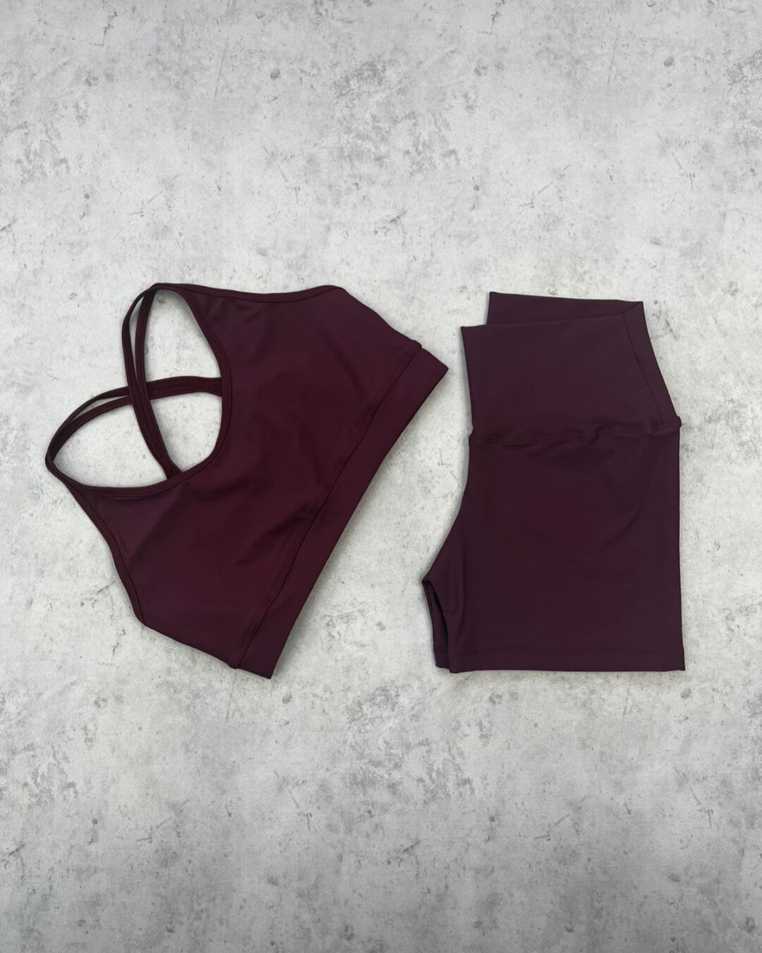 Short Básico + Top Luna - Light Bordo - G