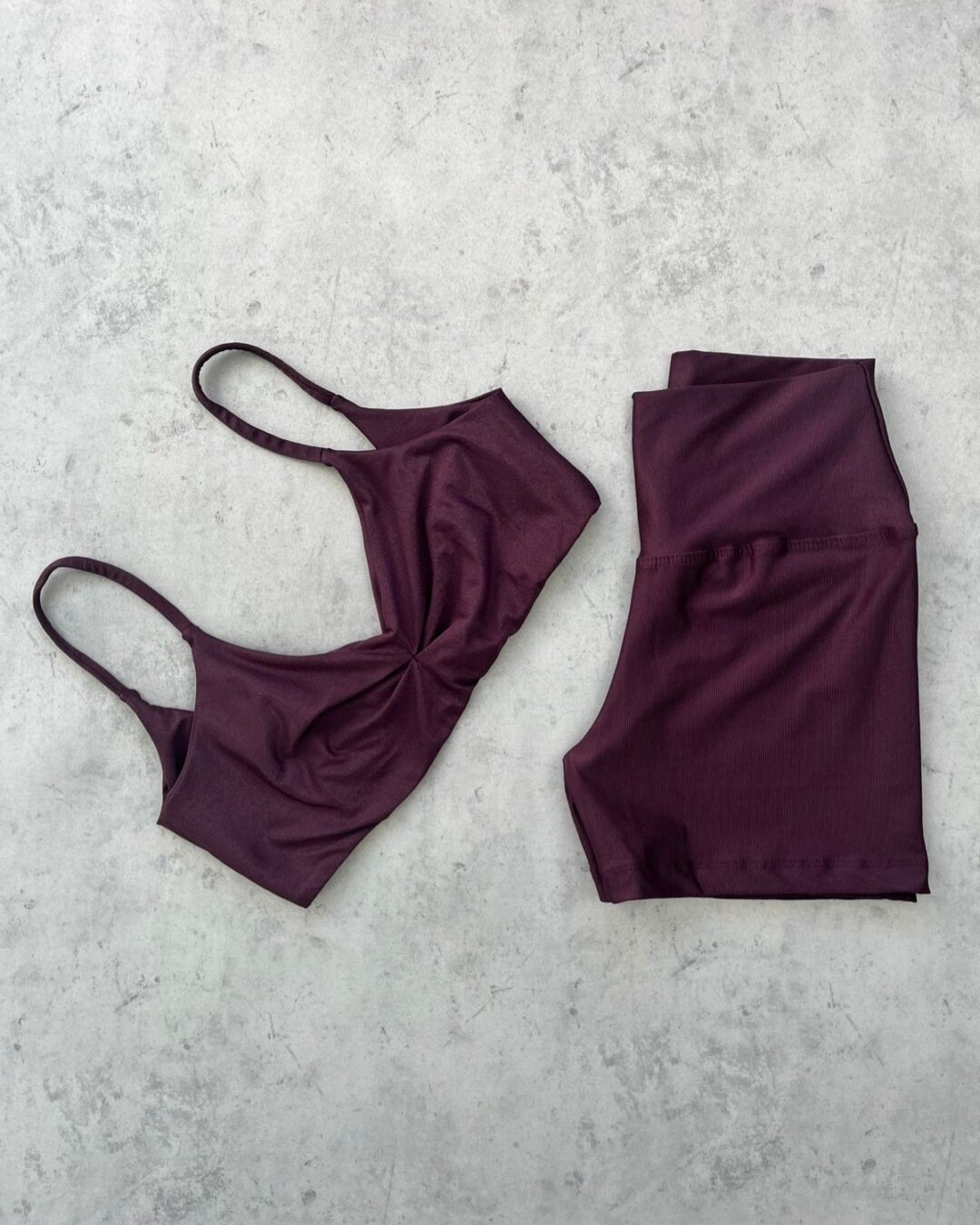 Short Básico + Top Lívia - Compressão Açaí