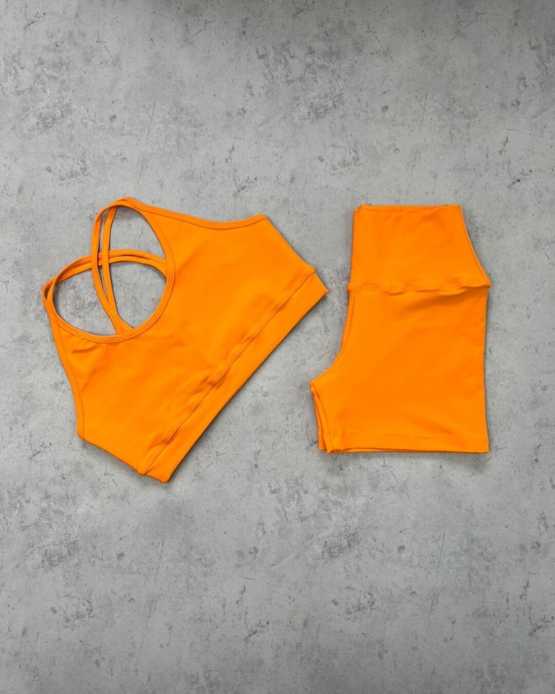 Short Básico + Top Luna - Light Abóbora