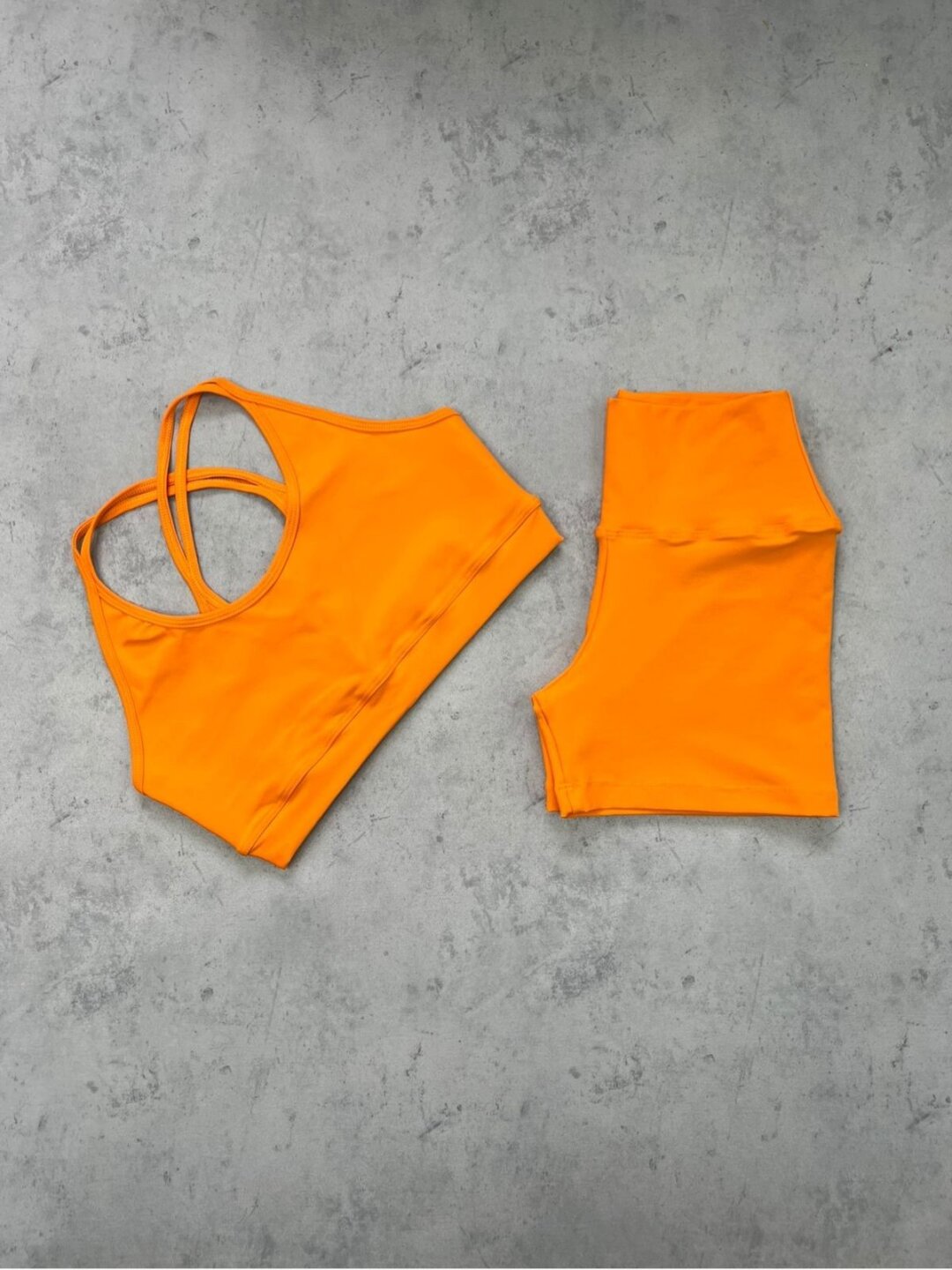 Short Básico + Top Luna - Light Abóbora