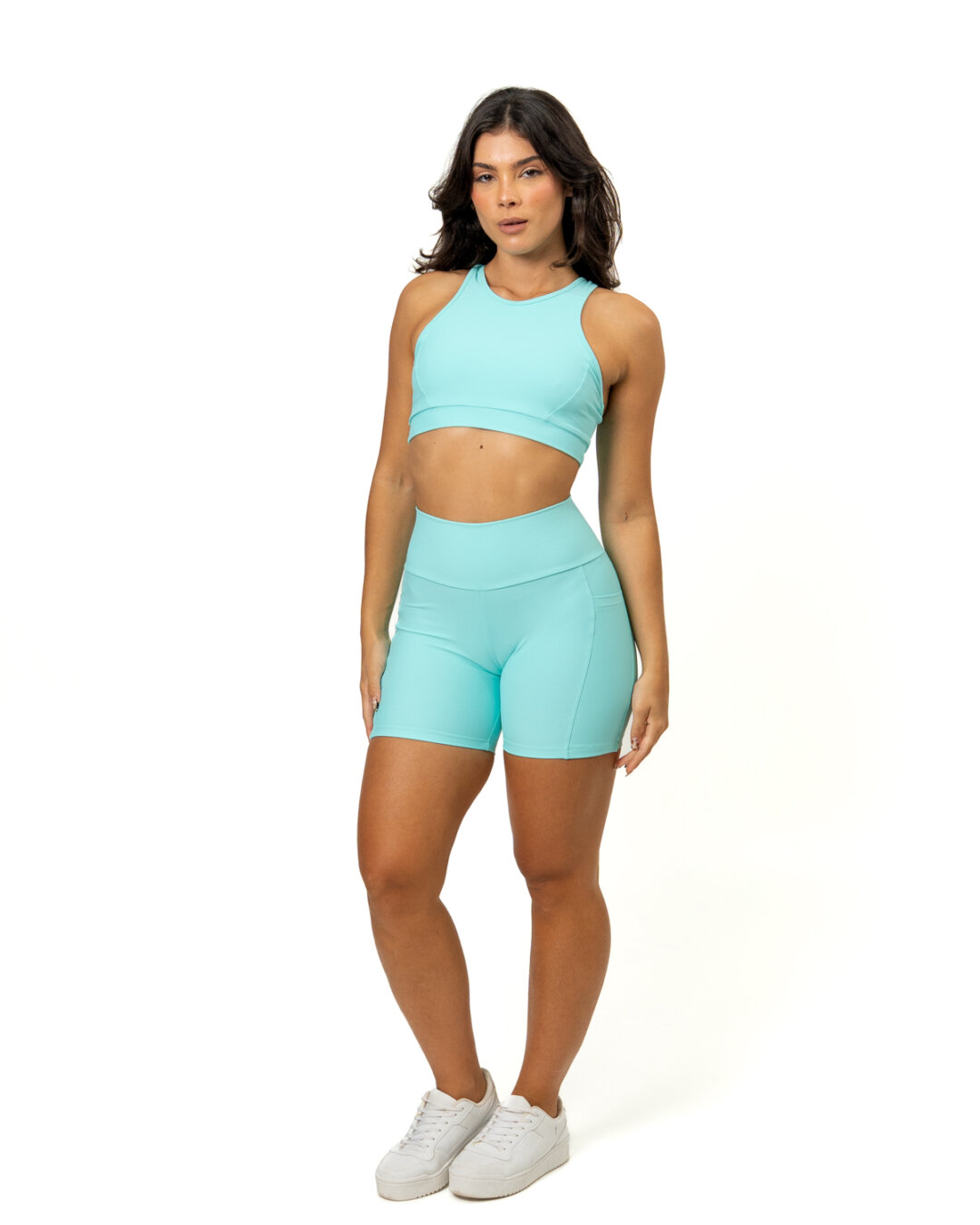 Bermuda c/ Bolso + Top Aline - Light Frozen