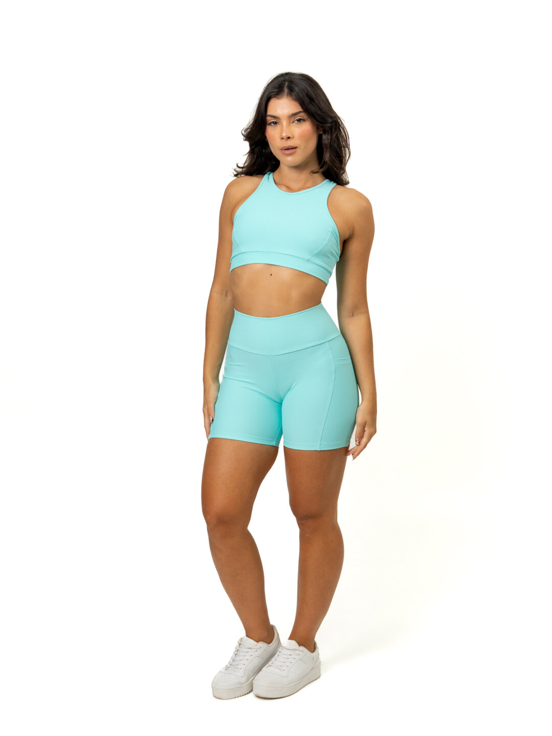 Bermuda c/ Bolso + Top Aline - Light Frozen