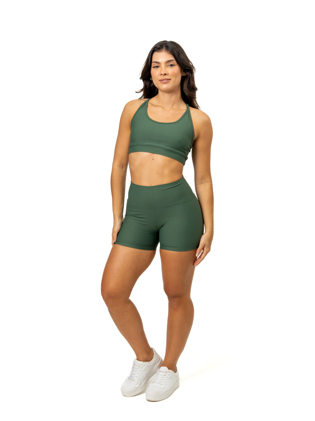 Short Básico + Top Luna - Light Verde Botânical