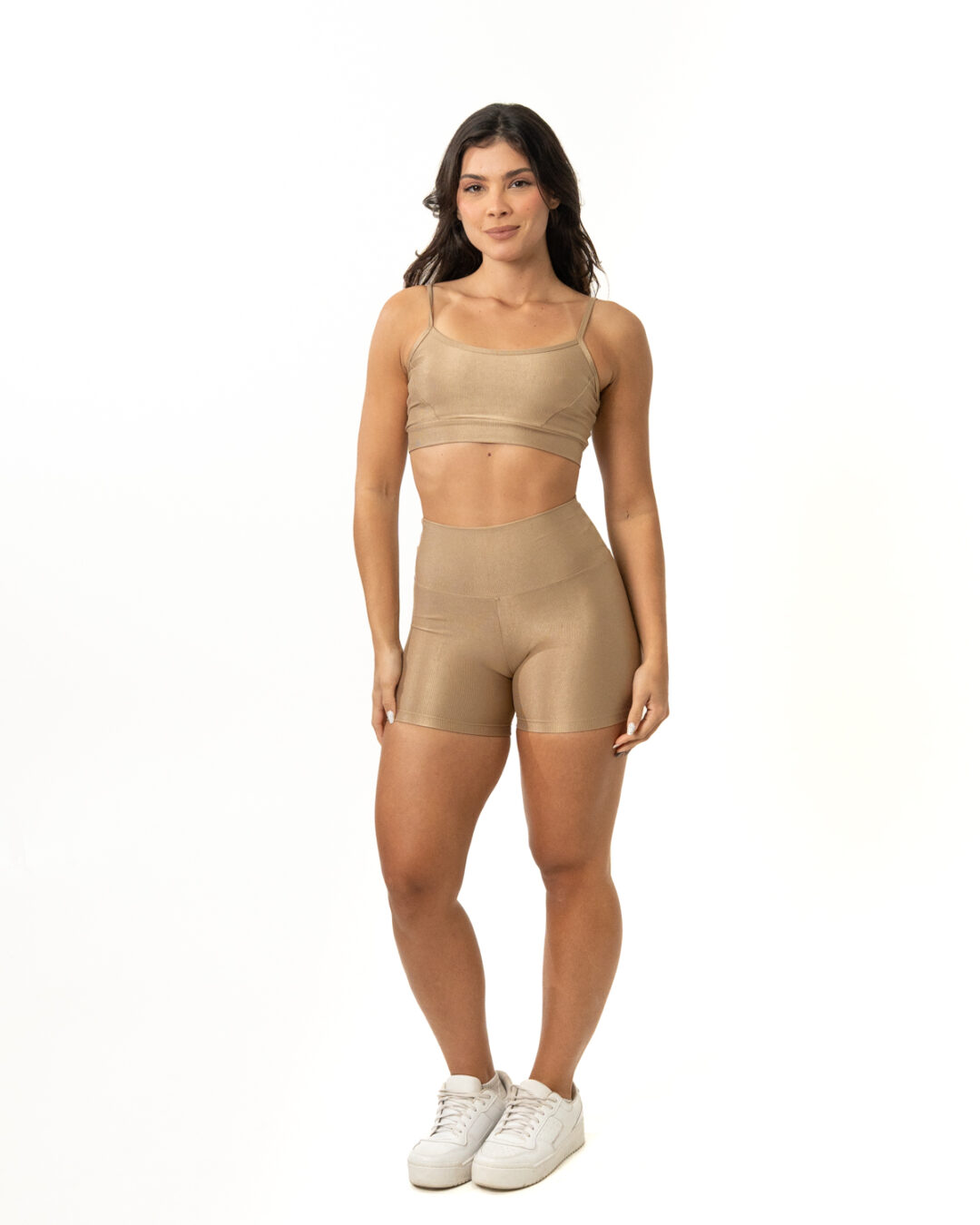 Short Básico + Top Manu – Compressão Nude