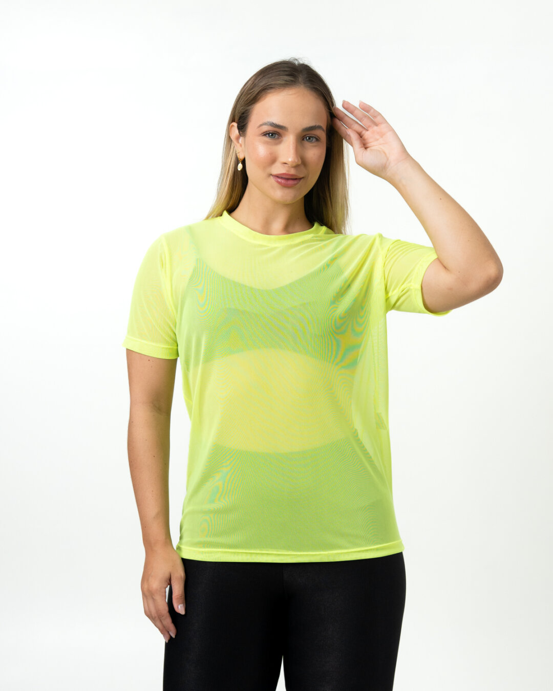Blusão de Tule - Amarelo Neon