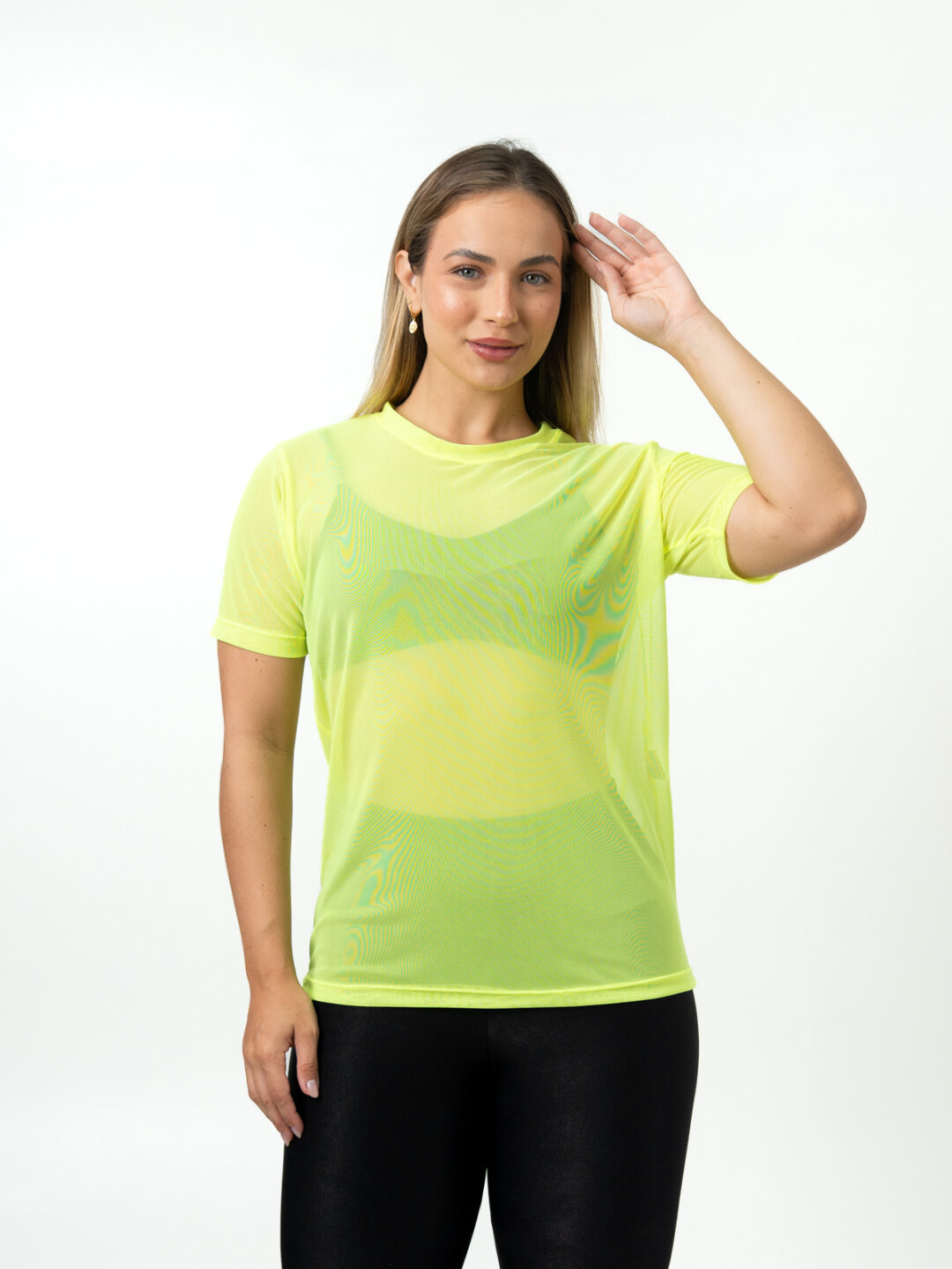 Blusão de Tule - Amarelo Neon