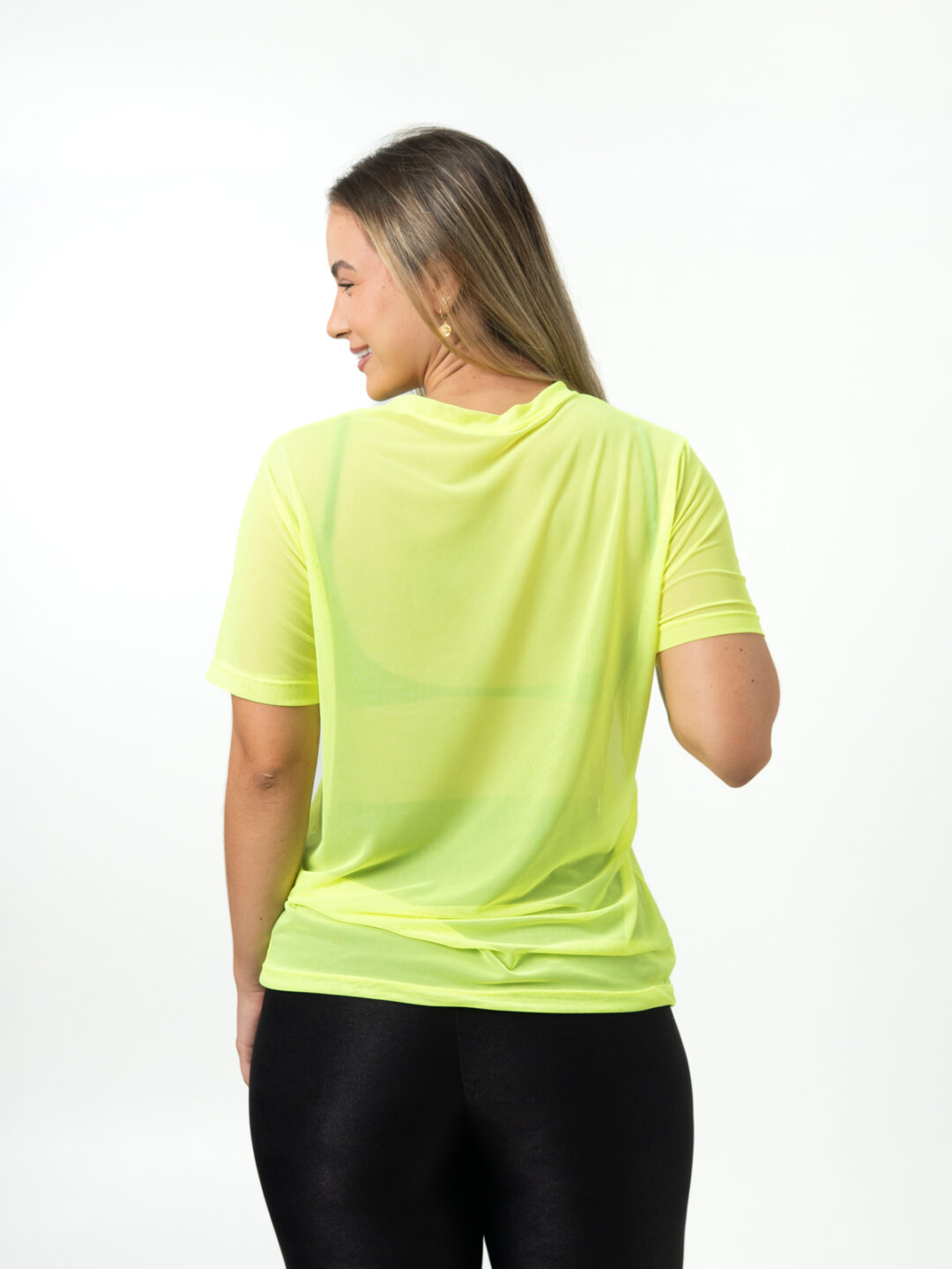 Blusão de Tule - Amarelo Neon - Image 2