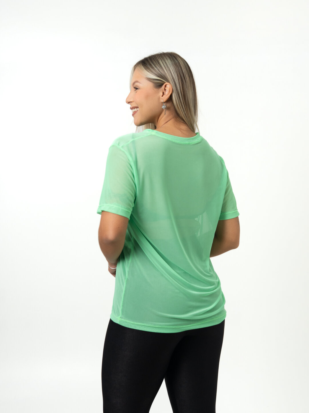 Blusão de Tule - Verde Flúor - Image 2