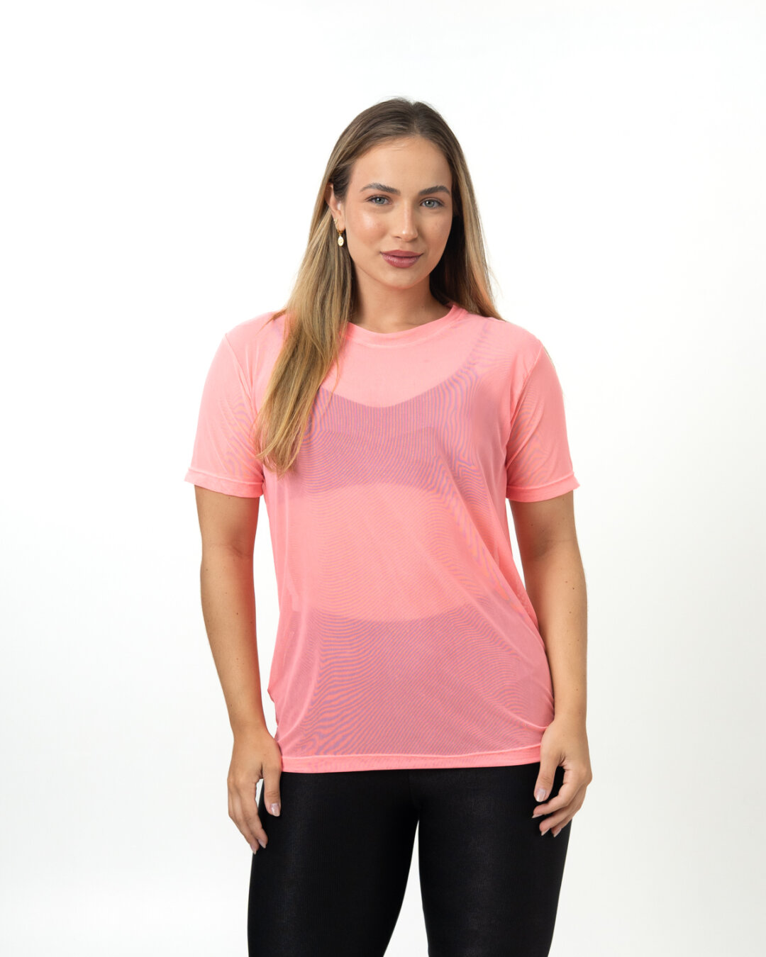Blusão de Tule - Rosa Neon
