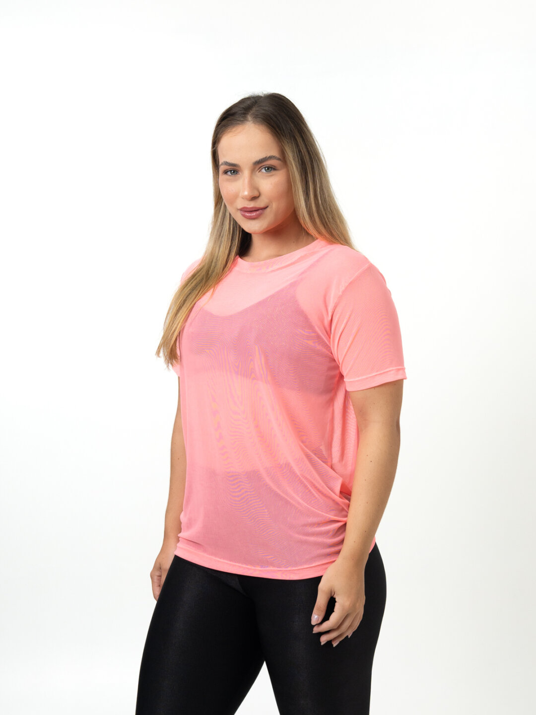 Blusão de Tule - Rosa Neon - Image 3