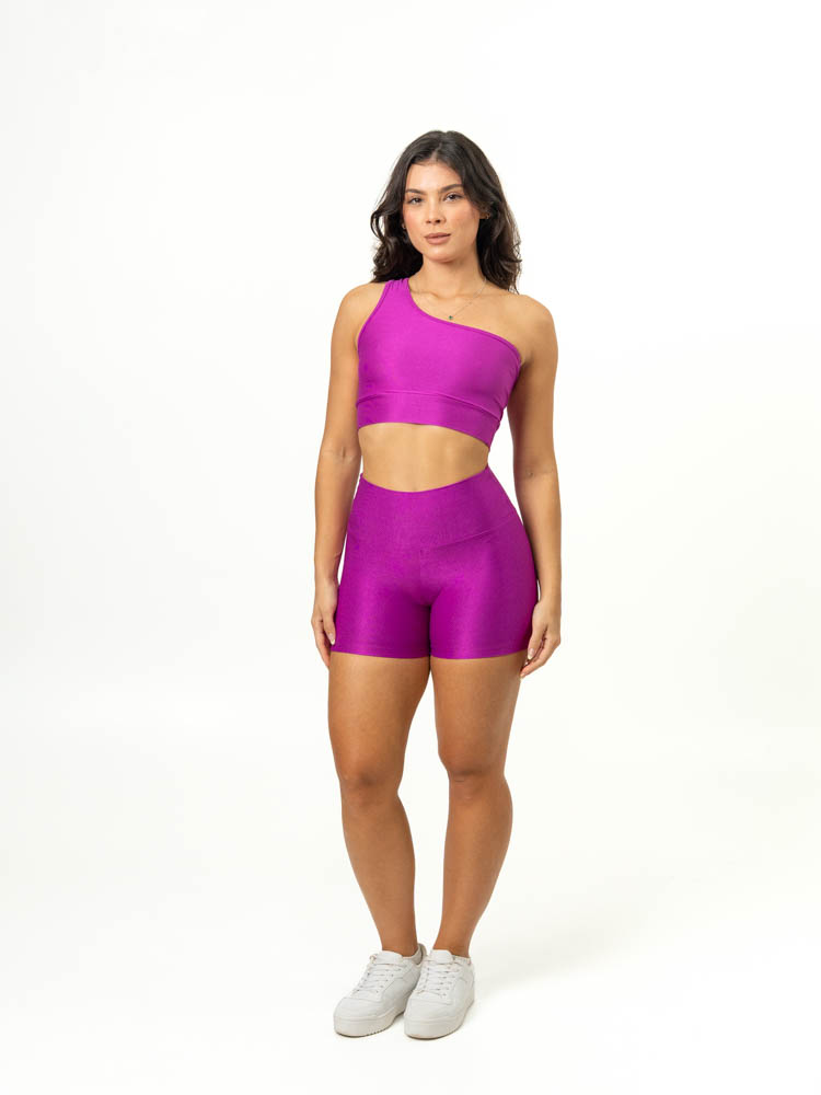 Short Básico + Top Sophia – Compressão Púrpura