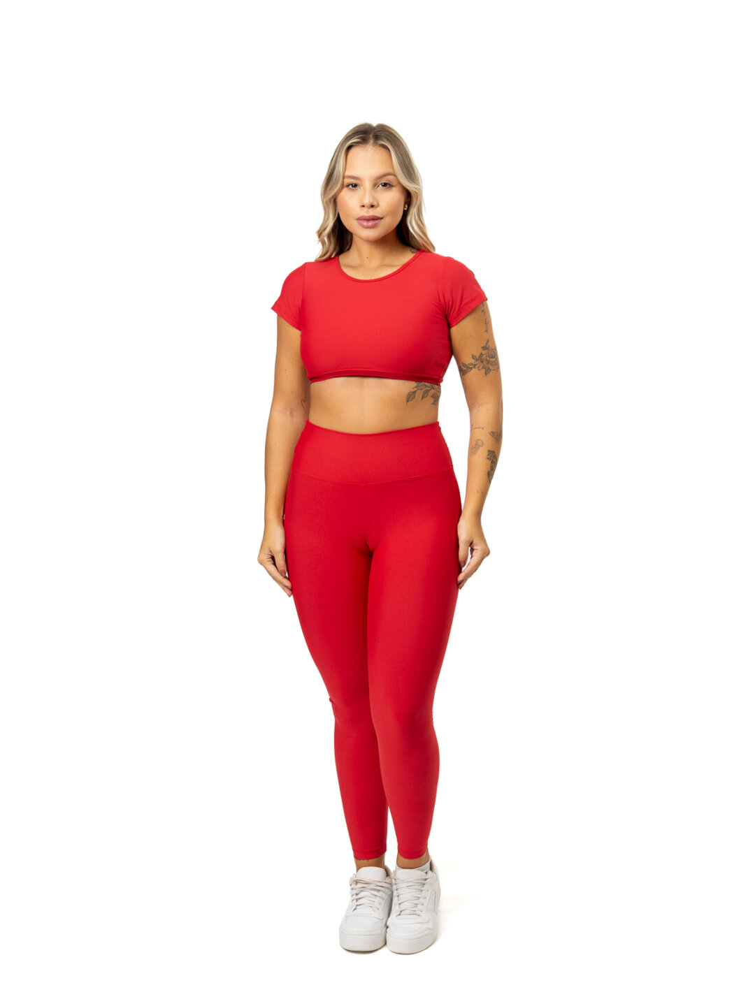 Legging Básica + Top Alice - Light Vermelho