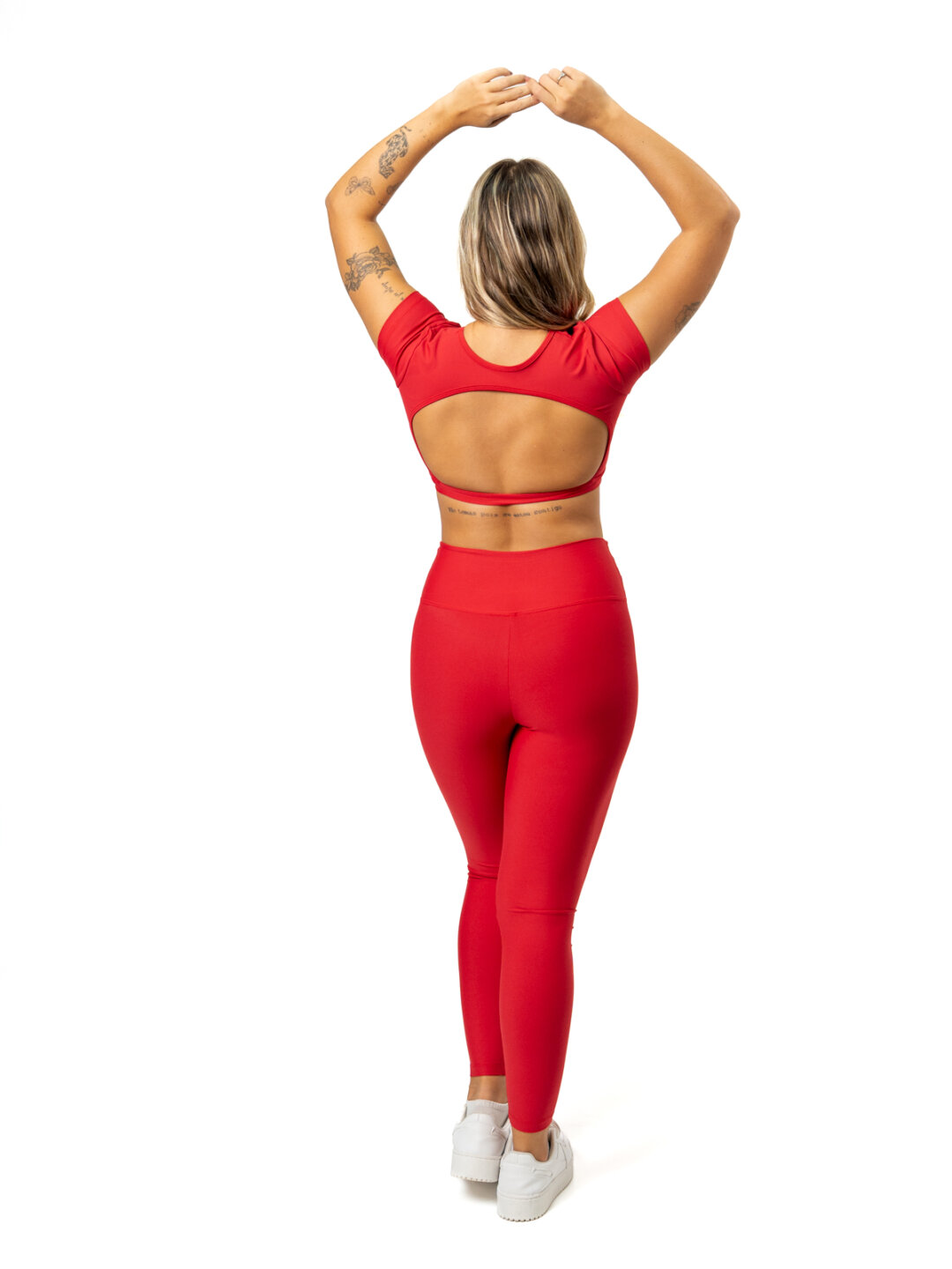 Legging Básica + Top Alice - Light Vermelho - Image 2