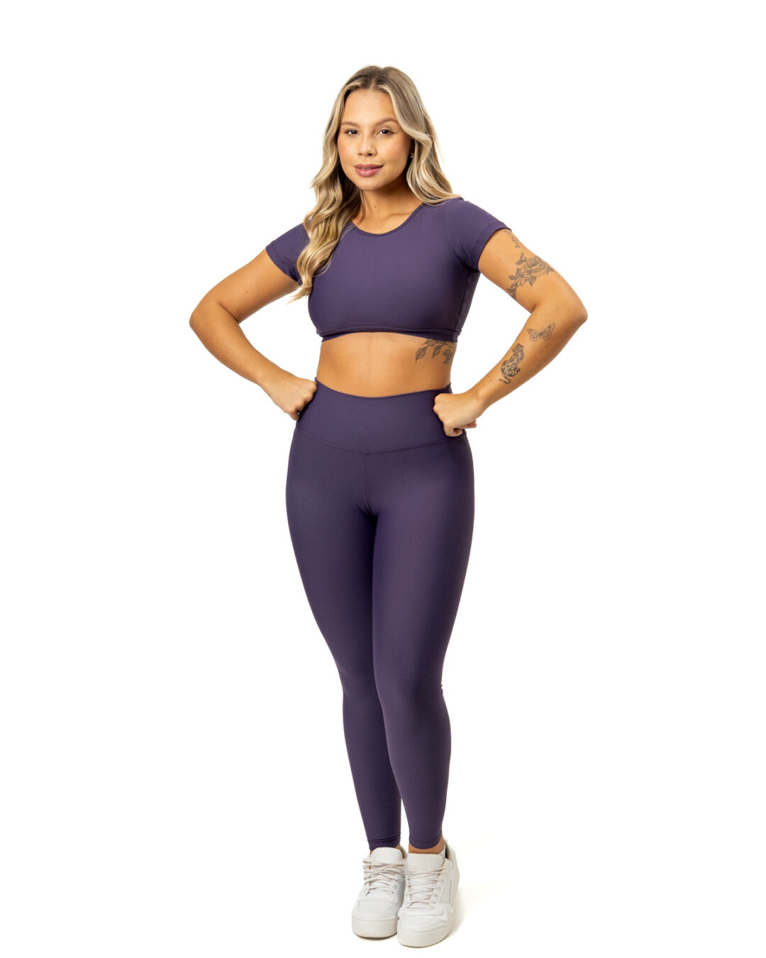 Legging Básica + Top Alice - Light Dark Purple - M