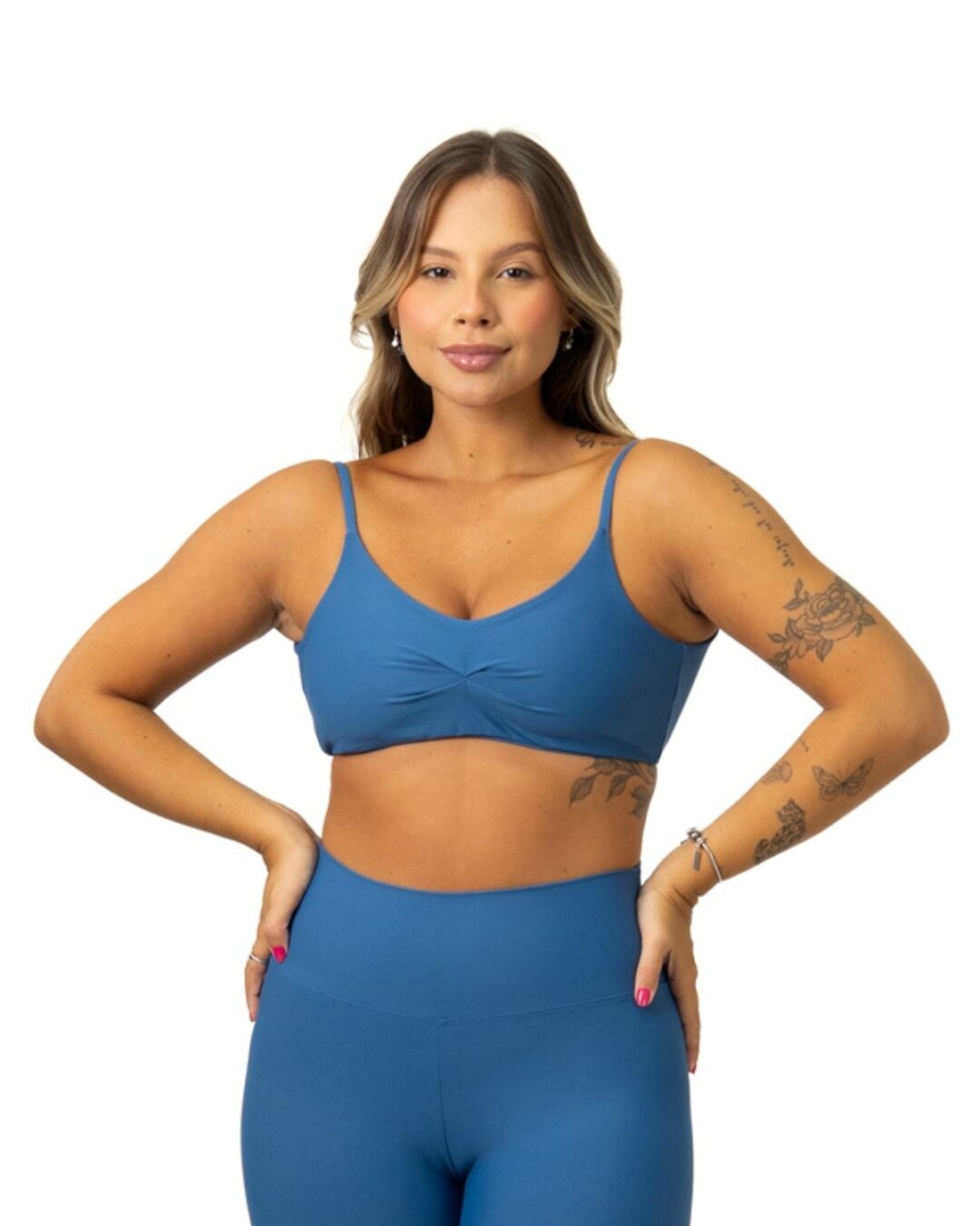 Top Lívia Avulso - Light Azul Índigo