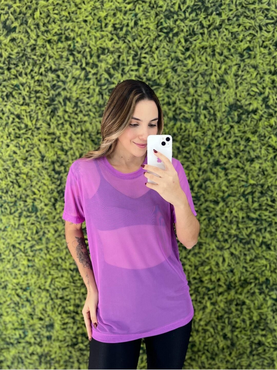 Blusão de Tule - Ypê Roxo