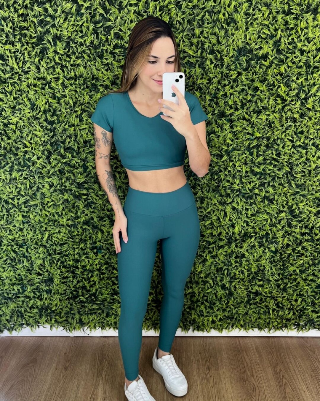 Legging Básica + Top Alice - Light Verde Jade