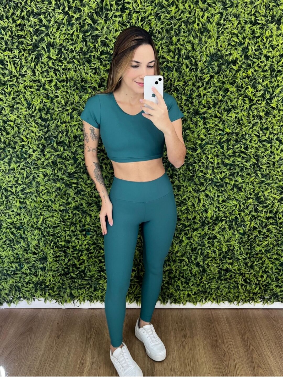 Legging Básica + Top Alice - Light Verde Jade